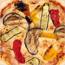 Produttore pizza bio alle verdure, pizza vegetale bio